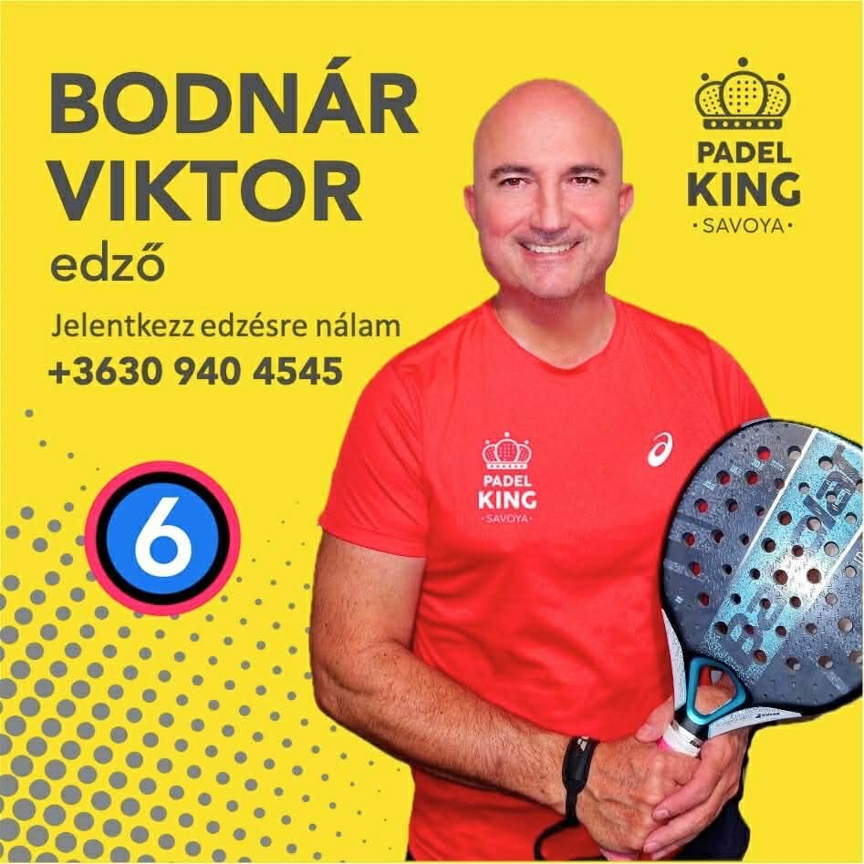 Bodnár Viktor - Padel Edző - Padel King Savoya, Budapest